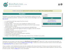 Tablet Screenshot of pro.bonpatron.com