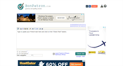Desktop Screenshot of bonpatron.com