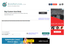 Tablet Screenshot of bonpatron.com