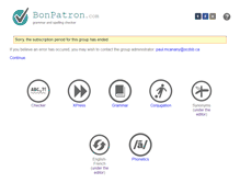 Tablet Screenshot of borden.bonpatron.com